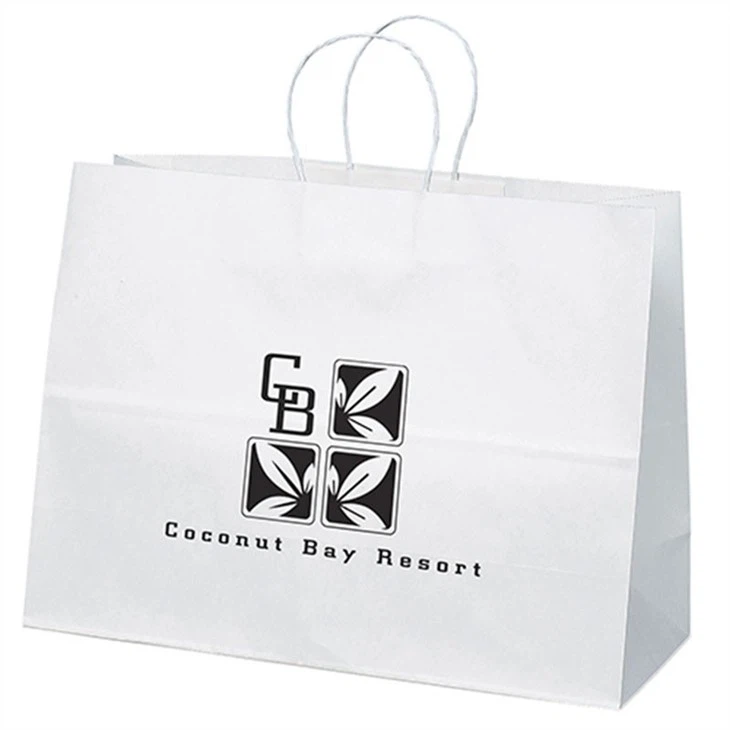 White Tote Paper Bag